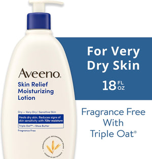 Active Naturals Skin Relief Moisturizing Lotion, Fragrance Free - 18 Oz