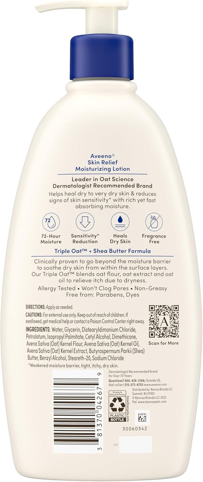 Active Naturals Skin Relief Moisturizing Lotion, Fragrance Free - 18 Oz