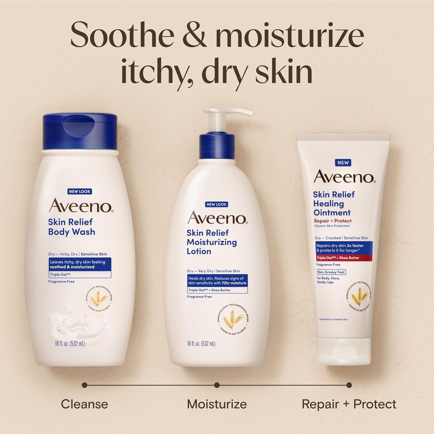 Active Naturals Skin Relief Moisturizing Lotion, Fragrance Free - 18 Oz
