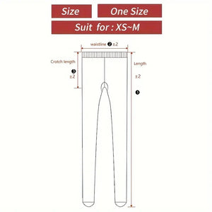 Fake Semi-Transparent Thermal Pants, Autumn High Stretch Tights, Women'S Underwear and Pajamas